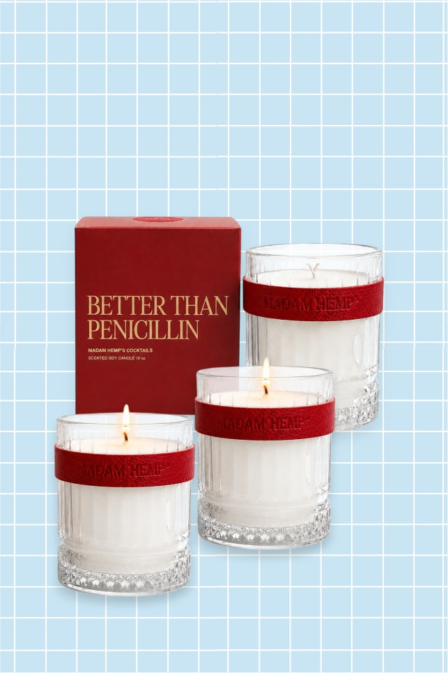Cocktails Hemp Candles