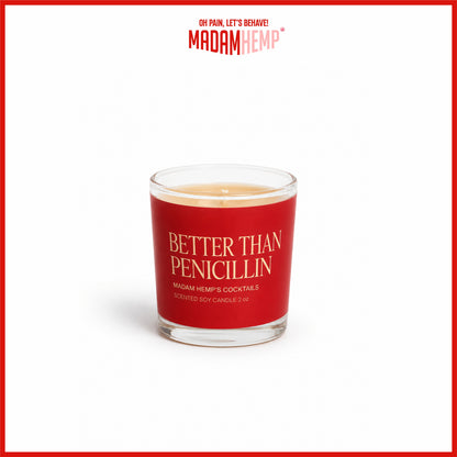 Better Than Penicillin Hemp Candle 2oz bathroom candle – Madam Hemp