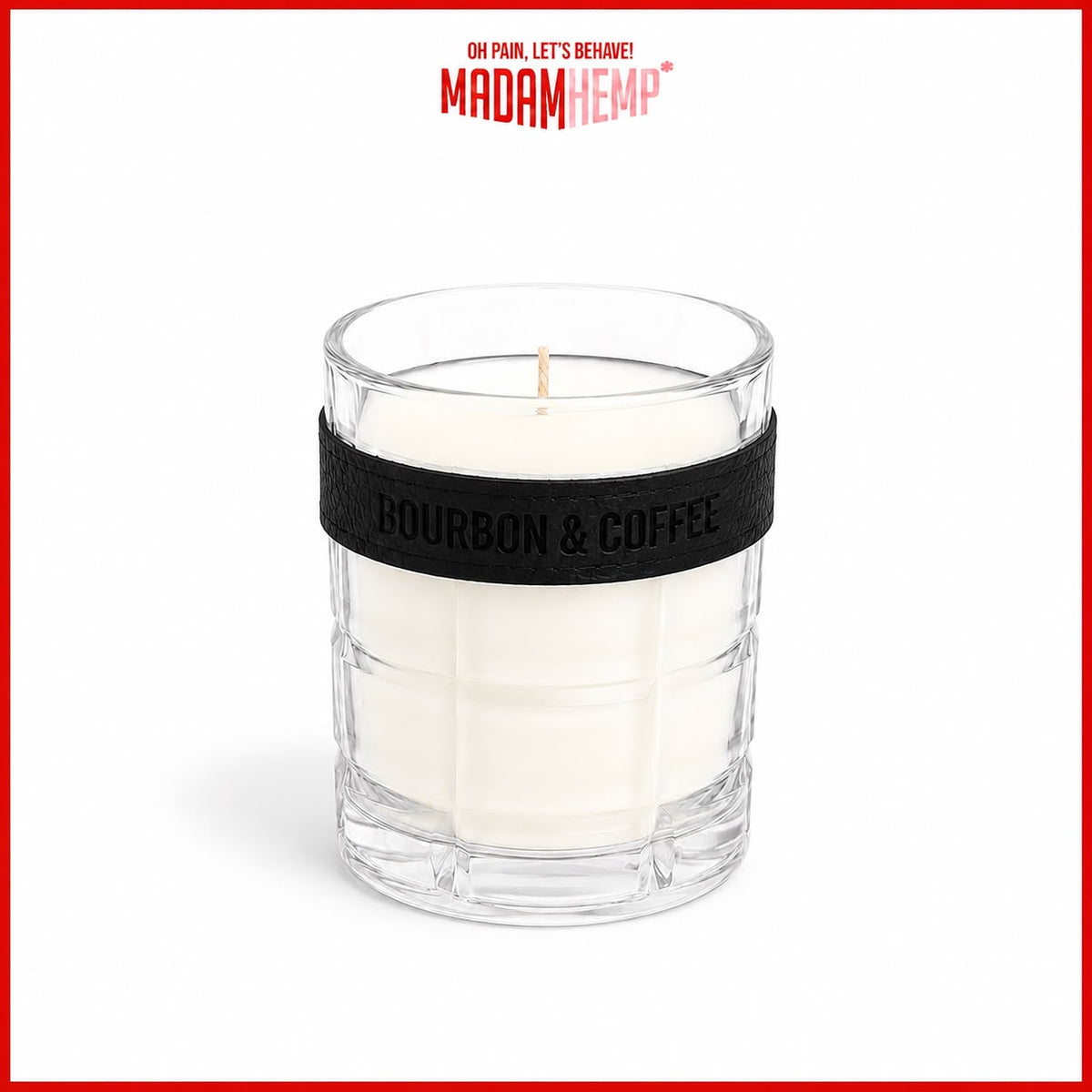 Bourbon & Coffee Hemp Candle 10oz – vienna roast, bourbon and pistachio – Madam Hemp