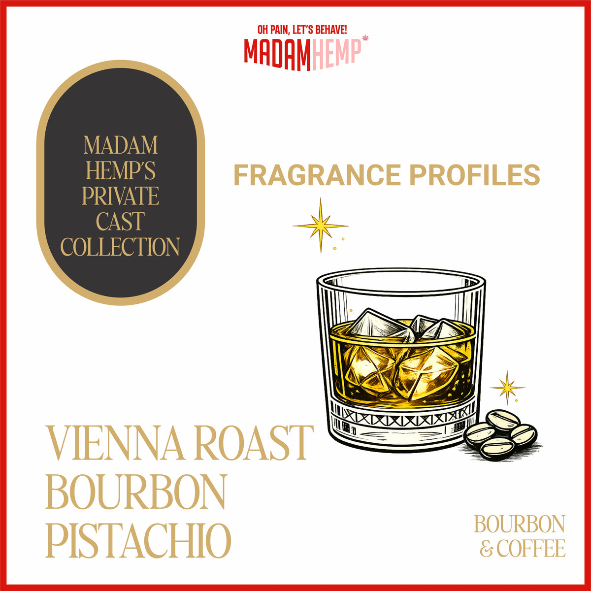 Bourbon & Coffee Hemp Candle burning – Madam Hemp India