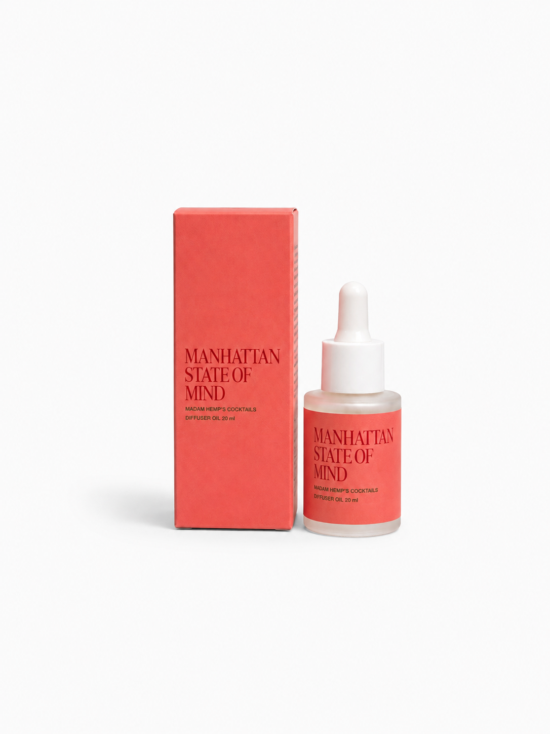 Manhattan State Of Mind Hemp Diffuser Oil 20ml – orange, scotch and cherry – Madam Hemp