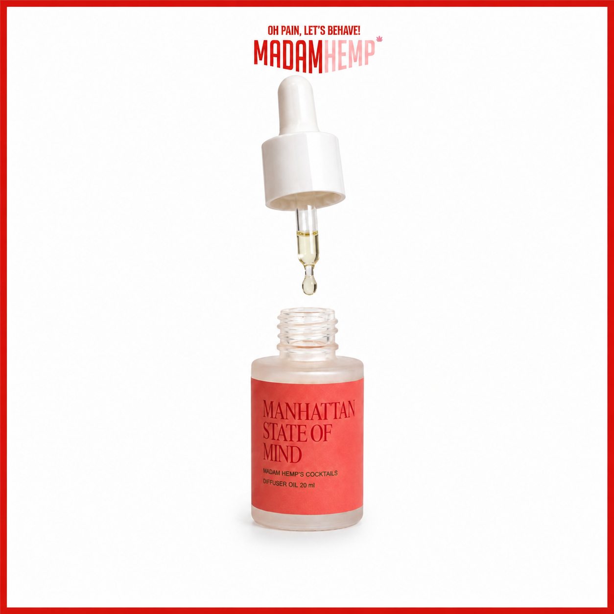 Manhattan State Of Mind Hemp Reed Diffuser Oil bottle – Madam Hemp India