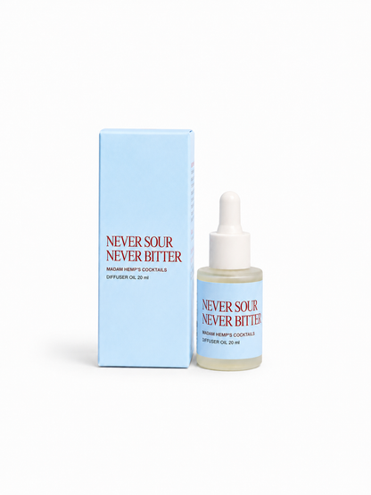 Not Bitter Not Sour Hemp Diffuser Oil 20ml – lemon, whiskey and amaretto – Madam Hemp