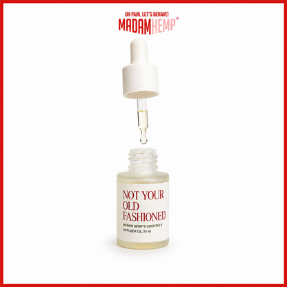 Not Your Old Fashioned Hemp Reed Diffuser Oil bottle – Madam Hemp India