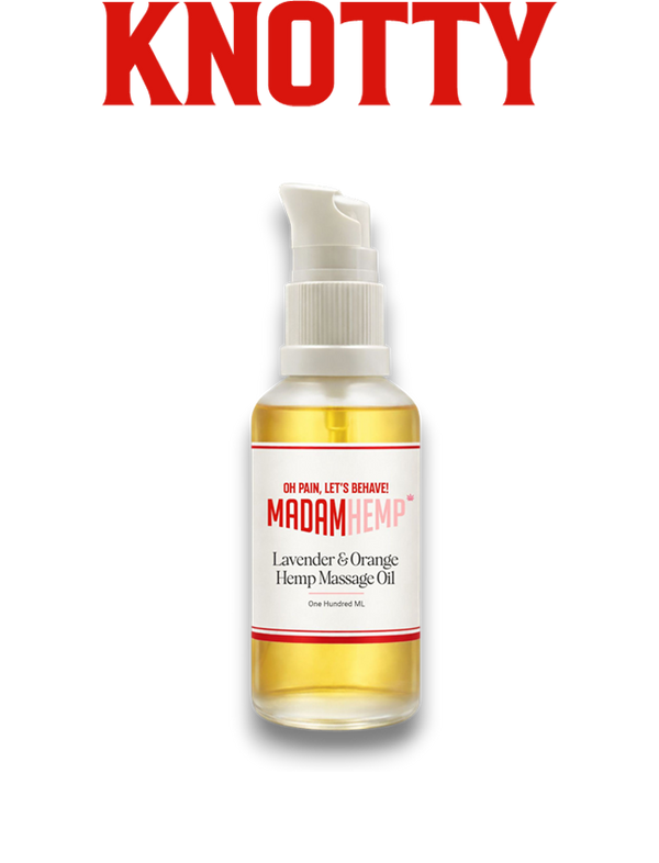 Lavender & Orange Hemp Massage Oil