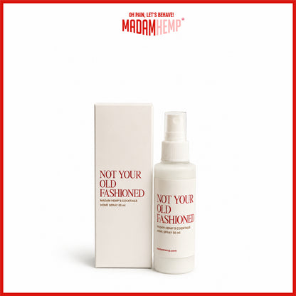 Not Your Old Fashioned Hemp Home Spray 50ml – sugar, whiskey and nutmeg – Madam Hemp