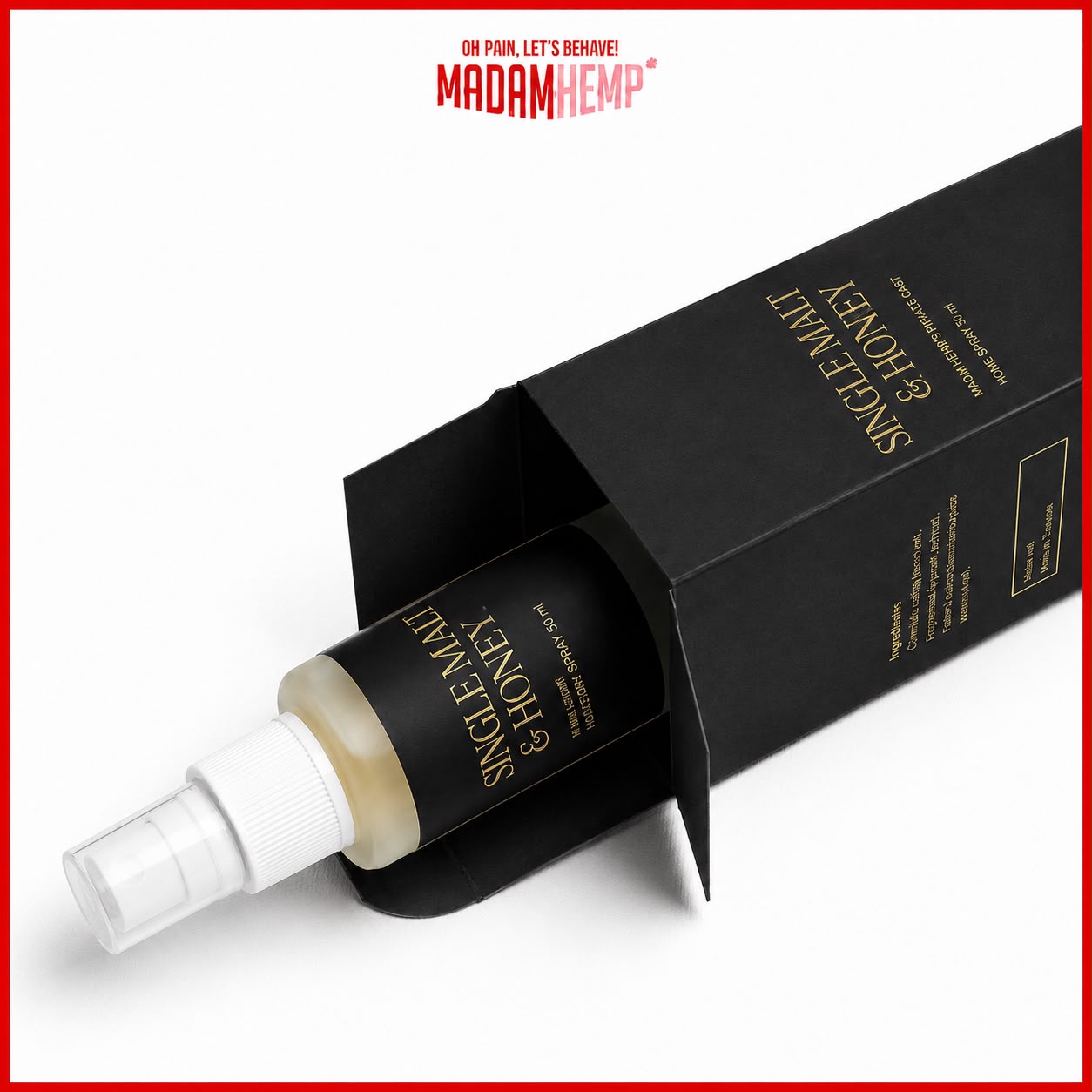 Single Malt & Honey Hemp Room Spray bottle – Madam Hemp India