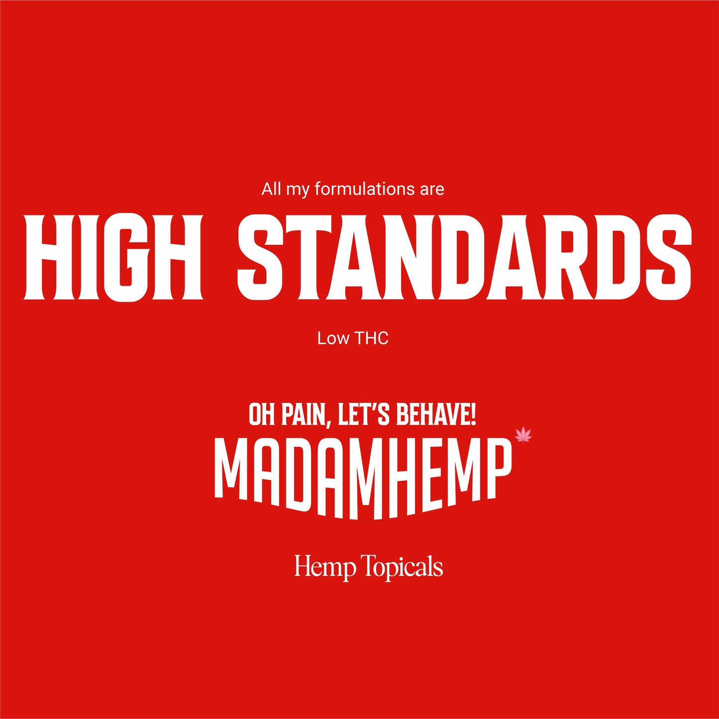 Madam Hemp quality standards – natural hemp soap India
