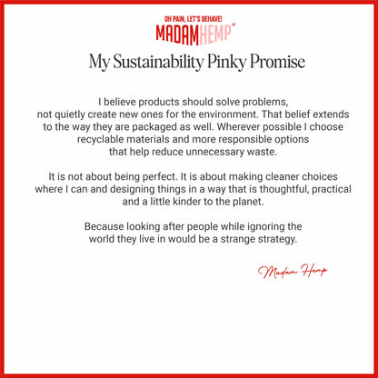 Madam Hemp sustainable hemp products – responsibly sourced India